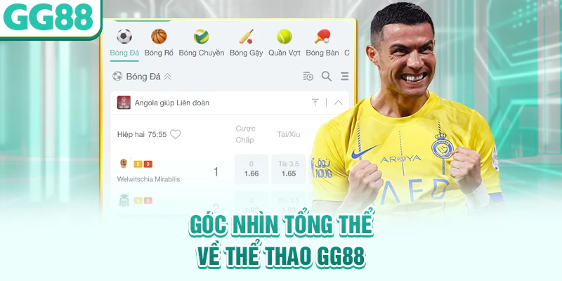 Góc nhìn tổng thể về thể thao GG88