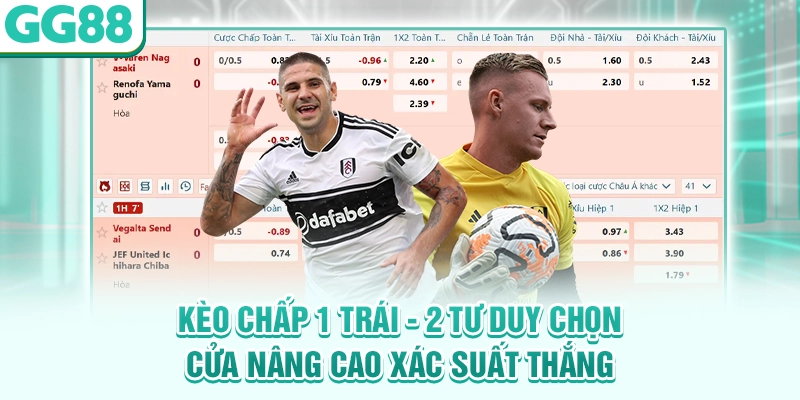 Kèo chấp 1 trái