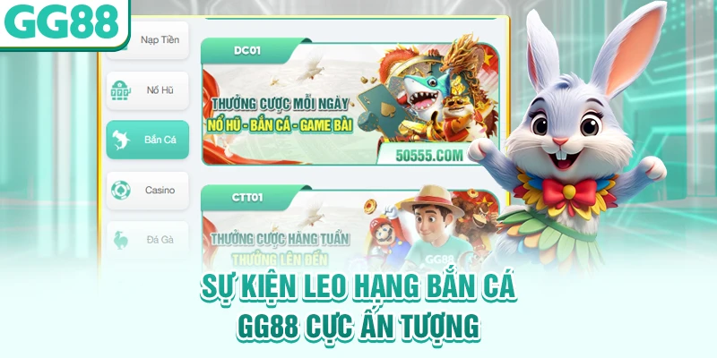 Sự kiện leo hạng bắn cá GG88 cực ấn tượng